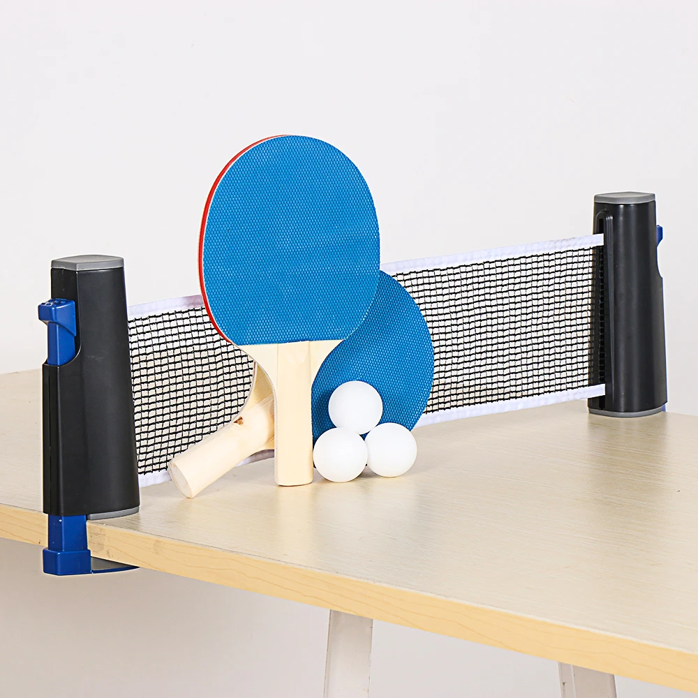 Portable Indoor Table Tennis Ping Pong Set Paddle Bats Telescopic Extending Net Any Indoor Table Tennis Table Sports Accessories
Portable Indoor Table Tennis Ping Pong Set Paddle Bats Telescopic Extending Net Any Indoor Table Tennis Table Sports Accessories