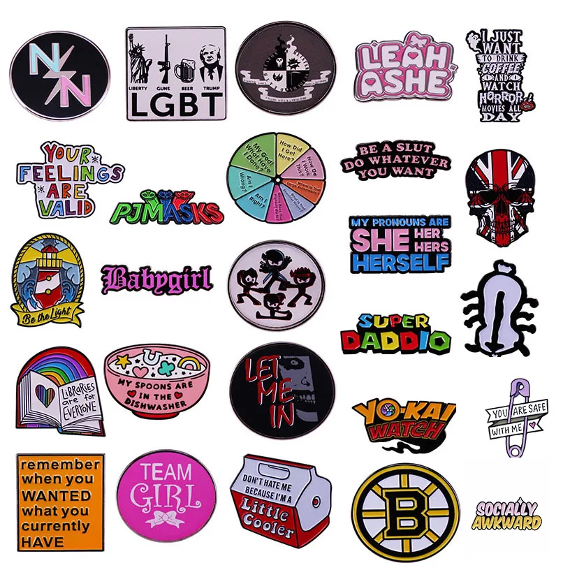 Cute Colorful Letters Brooch Cartoon Alphabet Creative Horror Letters Lapel Pin Badge Denim Jacket Fashion Accessories Gift
Cute Colorful Letters Brooch Cartoon Alphabet Creative Horror Letters Lapel Pin Badge Denim Jacket Fashion Accessories Gift