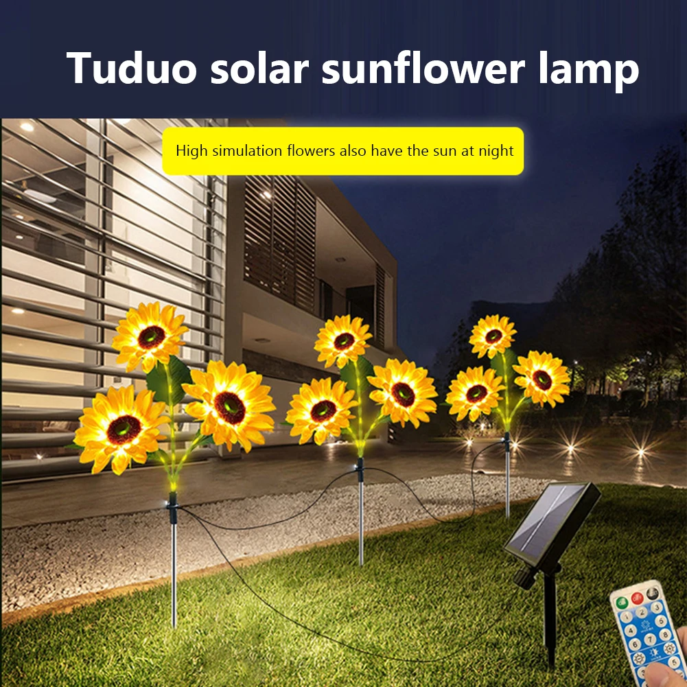 3 головок подсолнуха, ландшафтное освещение, водонепроницаемое, с солнечной батареей, освещение для дорожек, двора, автоматическое управление, праздничное украшение для дома и сада
3 головок подсолнуха, ландшафтное освещение, водонепроницаемое, с солнечной батареей, освещение для дорожек, двора, автоматическое управление, праздничное украшение для дома и сада
