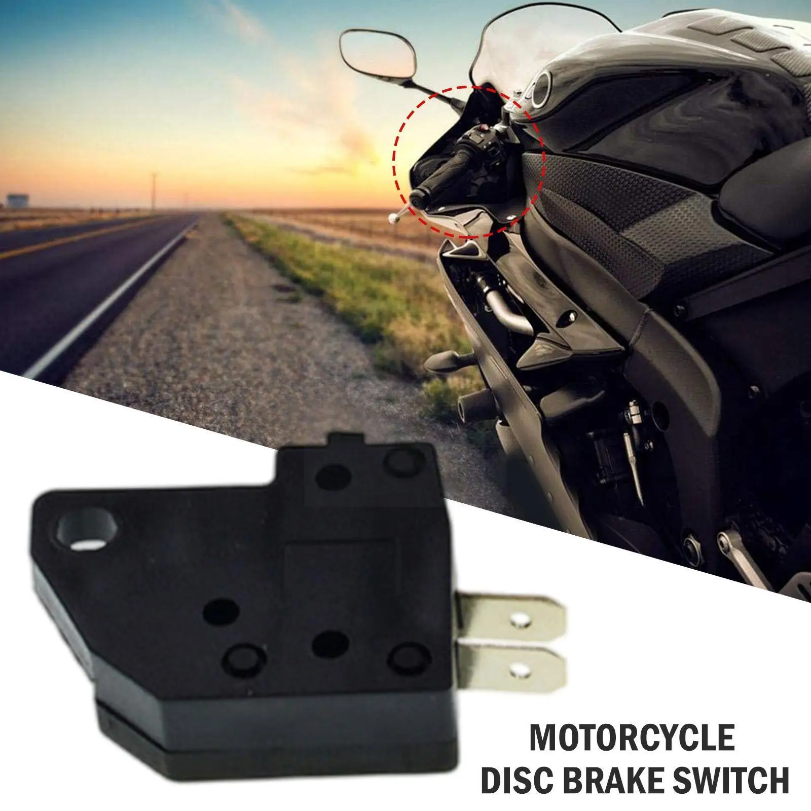Motorcycle Disc Brake Switch Right/Left Front Brake Press Disc Stop Switch Light Handle Brake Switch Butto Control Car S7G4
Motorcycle Disc Brake Switch Right/Left Front Brake Press Disc Stop Switch Light Handle Brake Switch Butto Control Car S7G4