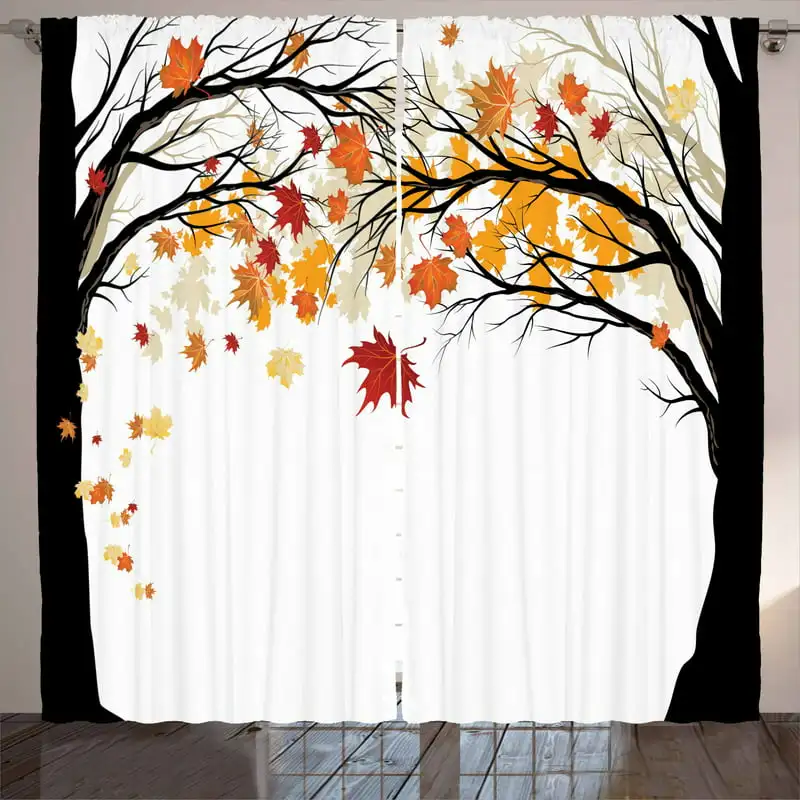 High Quality Nature Art Fall Trees Pictures Curtain 2 Panels, Perfect for Bedroom or Living Room Decoration
High Quality Nature Art Fall Trees Pictures Curtain 2 Panels, Perfect for Bedroom or Living Room Decoration