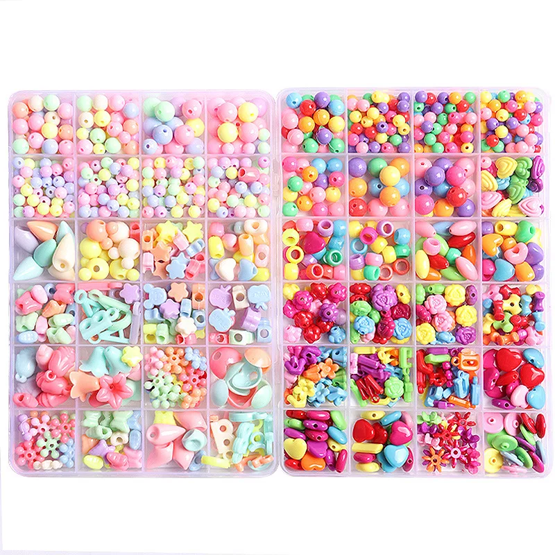DIY Bracelets Beads Set For Children's Toys Girls' Handmade Beads Material Set For Jewelry Making DIY Necklace Educational Gifts
DIY Bracelets Beads Set For Children's Toys Girls' Handmade Beads Material Set For Jewelry Making DIY Necklace Educational Gifts