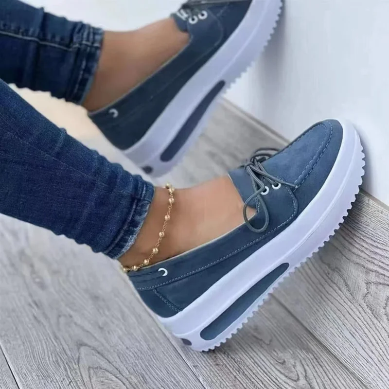 2022 Spring and Autumn New Ladies Wedge Sneakers Lace Up Flat Shoes Ladies Comfortable Casual Platform Shoes Zapatillas Mujer
2022 Spring and Autumn New Ladies Wedge Sneakers Lace Up Flat Shoes Ladies Comfortable Casual Platform Shoes Zapatillas Mujer