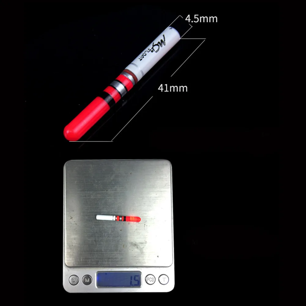 Fishing Float Light Sticks 10Pcs/set 41mm*4.5mm CR322 Battery Operated Fishing Tackle Luminous Night Up To 30 Meters
Fishing Float Light Sticks 10Pcs/set 41mm*4.5mm CR322 Battery Operated Fishing Tackle Luminous Night Up To 30 Meters
