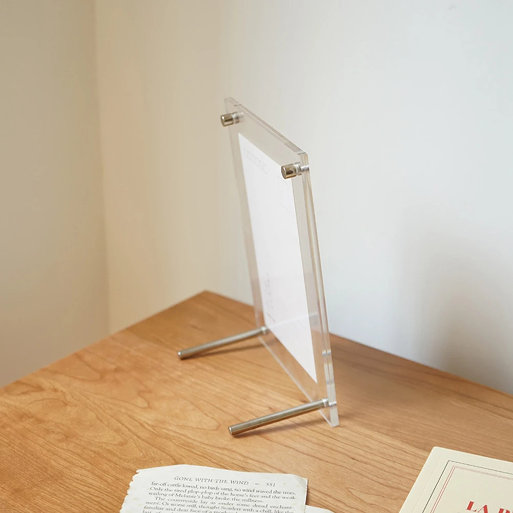 Acrylic Photo Frame Transparent Picture Photocard Holder Painting Album Business License Display Stand Desktop Ornament Home Dec
Acrylic Photo Frame Transparent Picture Photocard Holder Painting Album Business License Display Stand Desktop Ornament Home Dec