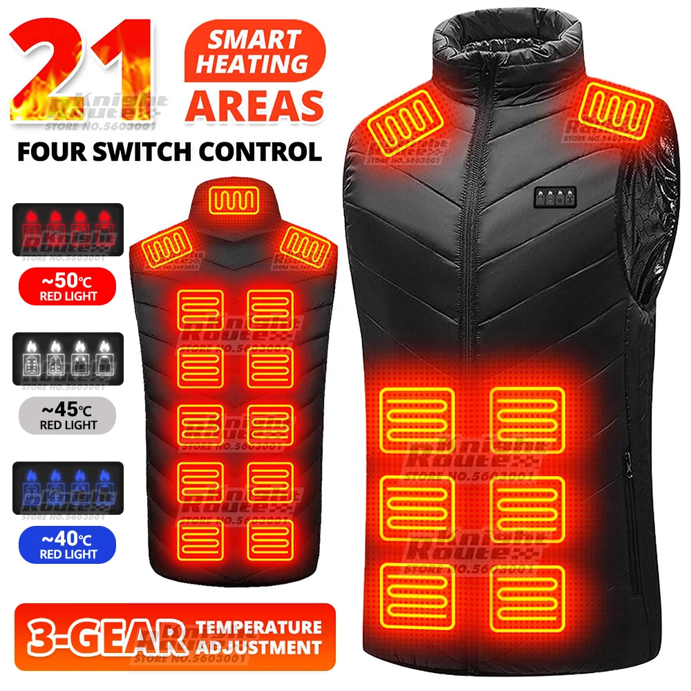 Heated Vest Men Heating Vest Hunting Ski Heating Clothes Motorcycle Jacket Moto Anti-freeze USB Powered Winter Heated Clothes
Heated Vest Men Heating Vest Hunting Ski Heating Clothes Motorcycle Jacket Moto Anti-freeze USB Powered Winter Heated Clothes