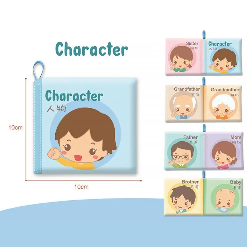 Baby Cloth Book Mini Cute Three-dimensional Children's Early Education Cognition Cartoon Book Can Chew Can't Tear Off Baby Gift
Baby Cloth Book Mini Cute Three-dimensional Children's Early Education Cognition Cartoon Book Can Chew Can't Tear Off Baby Gift