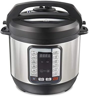 Скороварка QuikCook с технологией True Slow Cook, рисовая, жареная, яйцеварка и многое другое, 8qt, черная и нержавеющая сталь (34508)
Скороварка QuikCook с технологией True Slow Cook, рисовая, жареная, яйцеварка и многое другое, 8qt, черная и нержавеющая сталь (34508)