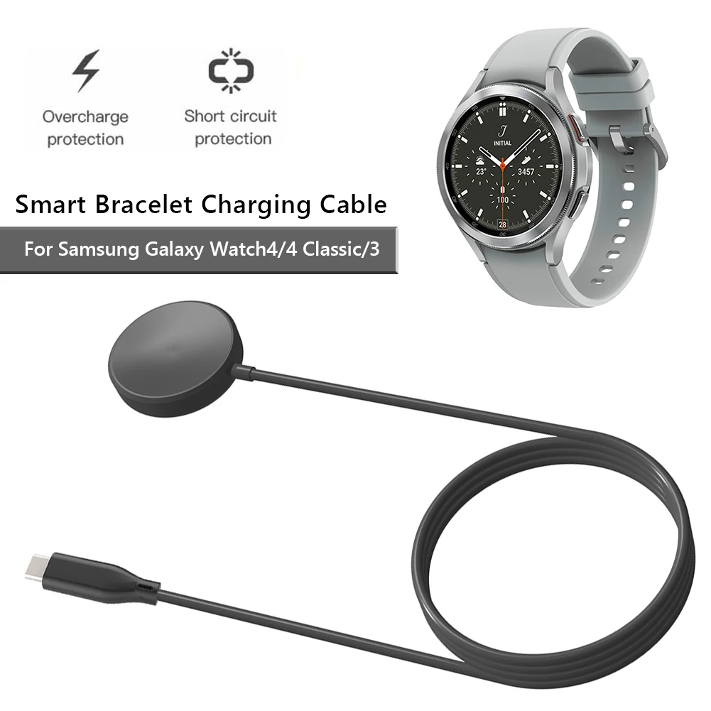 Sports Watch Wireless Charger for Samsung Galaxy Watch4/4 Classic/Watch3 Type-C Fast Charging Cable Bracelet Charger PD18W 1M
Sports Watch Wireless Charger for Samsung Galaxy Watch4/4 Classic/Watch3 Type-C Fast Charging Cable Bracelet Charger PD18W 1M