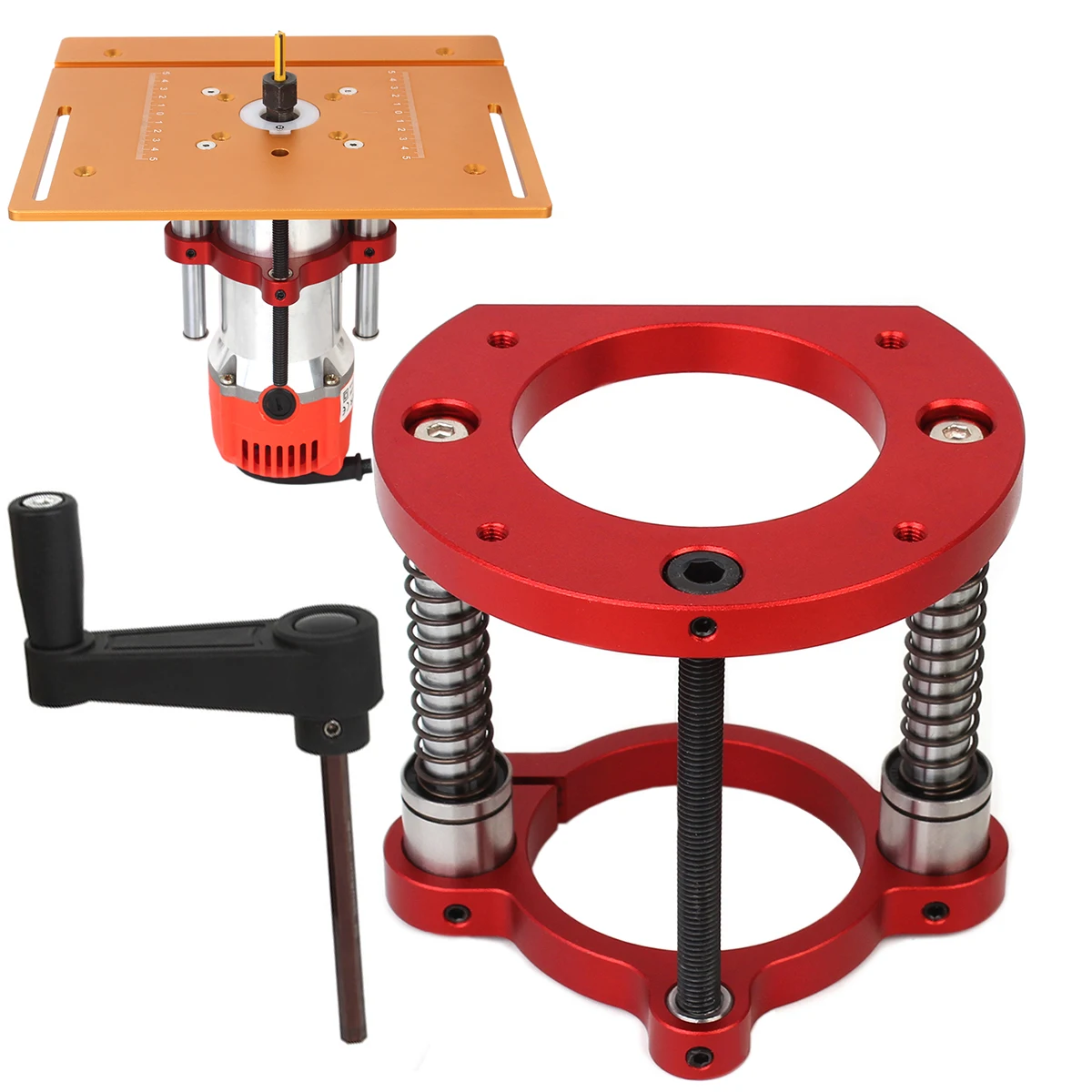 Router Router Woodworking Trimmer Table Engraving Lift Motors Aluminum Workbench 64-65mm For Router Plate Kit Diameter Machine
Router Router Woodworking Trimmer Table Engraving Lift Motors Aluminum Workbench 64-65mm For Router Plate Kit Diameter Machine