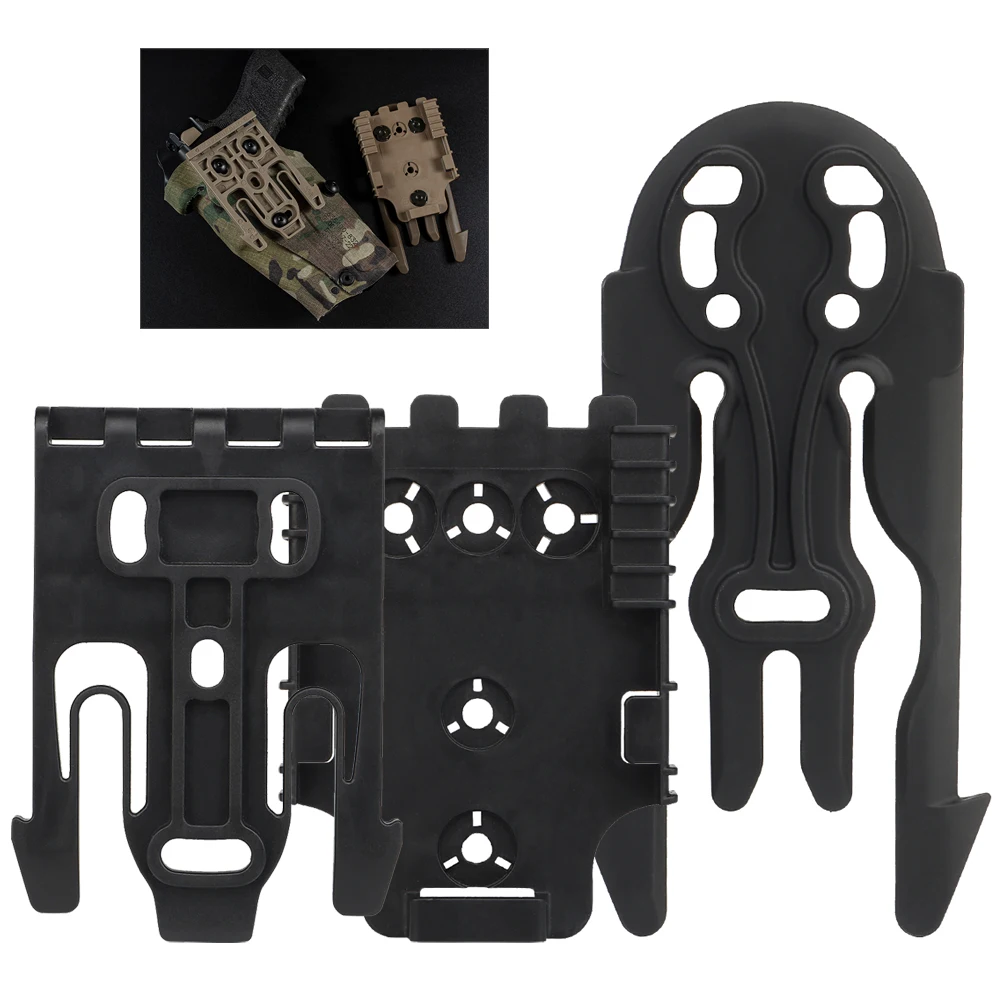 Molle Kydex Holster Mount Adapter Locking Fork Molle System Quick Release Receiver Plate Holster Attachment Hunting Accessories
Molle Kydex Holster Mount Adapter Locking Fork Molle System Quick Release Receiver Plate Holster Attachment Hunting Accessories