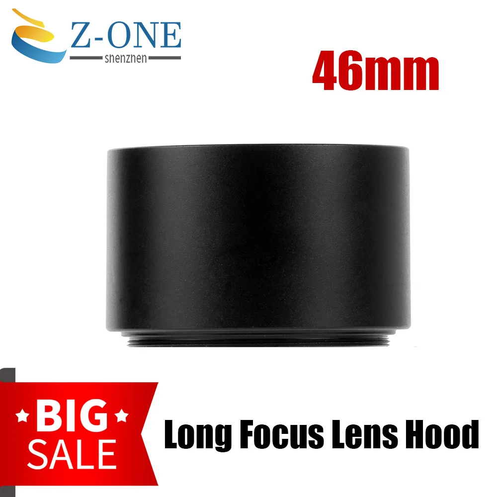 

46 46mm Metal Hood Long Focus Telephoto Lens for Nikon Pentax Canon EOS Panasonic Lumix Leica Olympus DSLR Camera Accessories