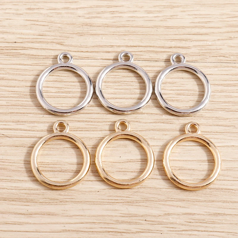 30pcs 15x18mm 2 Colors Alloy Hollow Circle Charms for Jewelry Making Earrings Pendants Necklaces DIY Bracelet Crafts Accessories
30pcs 15x18mm 2 Colors Alloy Hollow Circle Charms for Jewelry Making Earrings Pendants Necklaces DIY Bracelet Crafts Accessories
