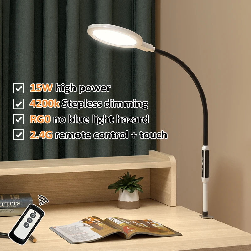Led Table Lamp For Study Reading With Clip Base Eye Protection Black White Remote Control Touch Dimming Bedroom Office Desk Lamp
Led Table Lamp For Study Reading With Clip Base Eye Protection Black White Remote Control Touch Dimming Bedroom Office Desk Lamp