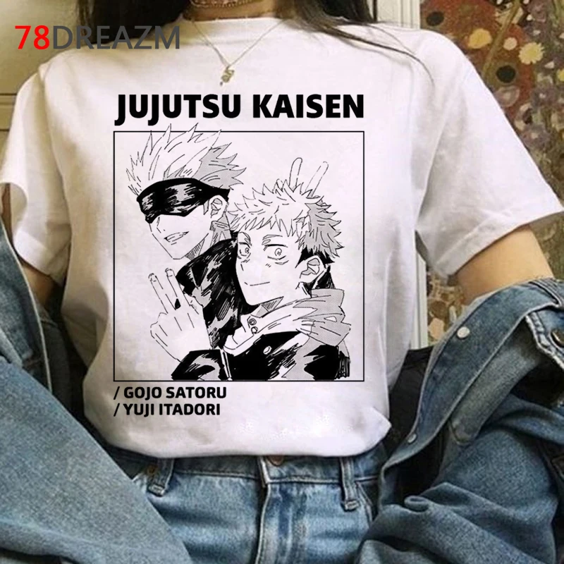 Jujutsu Kaisen t shirt male ulzzang couple clothes harajuku kawaii vintage casual top tees streetwear 
Jujutsu Kaisen t shirt male ulzzang couple clothes harajuku kawaii vintage casual top tees streetwear