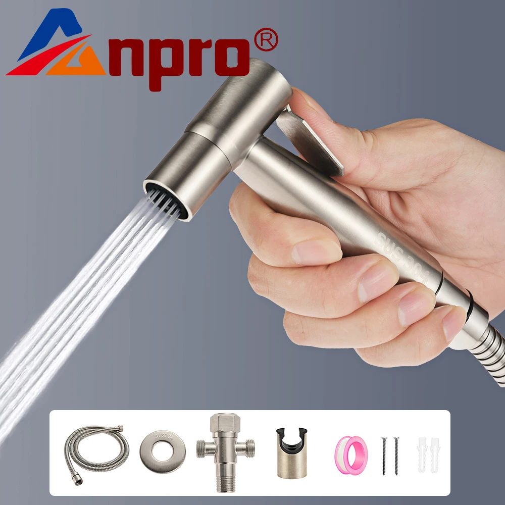 Handheld Toilet Bidet Sprayer Set Kit Stainless Steel Hand Bidet Faucet for Bathroom Hand Sprayer Shower Head Self Cleaning
Handheld Toilet Bidet Sprayer Set Kit Stainless Steel Hand Bidet Faucet for Bathroom Hand Sprayer Shower Head Self Cleaning