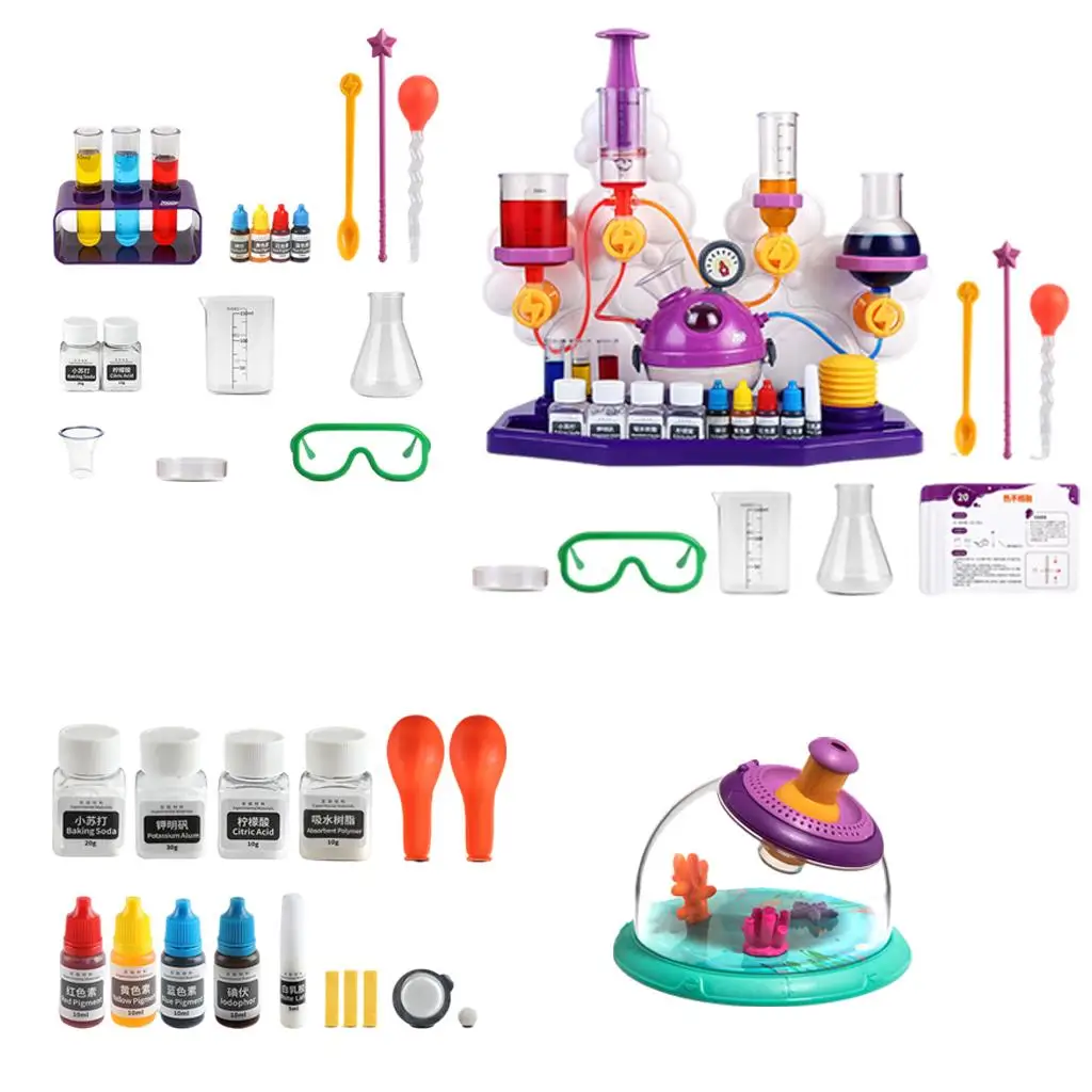 Chidlren Chemistry Science Kit DIY Chemistry Experiment Activity Exploration for Kids Birthday Gift
Chidlren Chemistry Science Kit DIY Chemistry Experiment Activity Exploration for Kids Birthday Gift