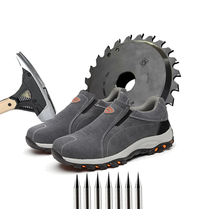 Suede Comfortable Breathable Casual Shoes Men's Anti-smashing And Anti-piercing Outdoor Work Shoes
Suede Comfortable Breathable Casual Shoes Men's Anti-smashing And Anti-piercing Outdoor Work Shoes