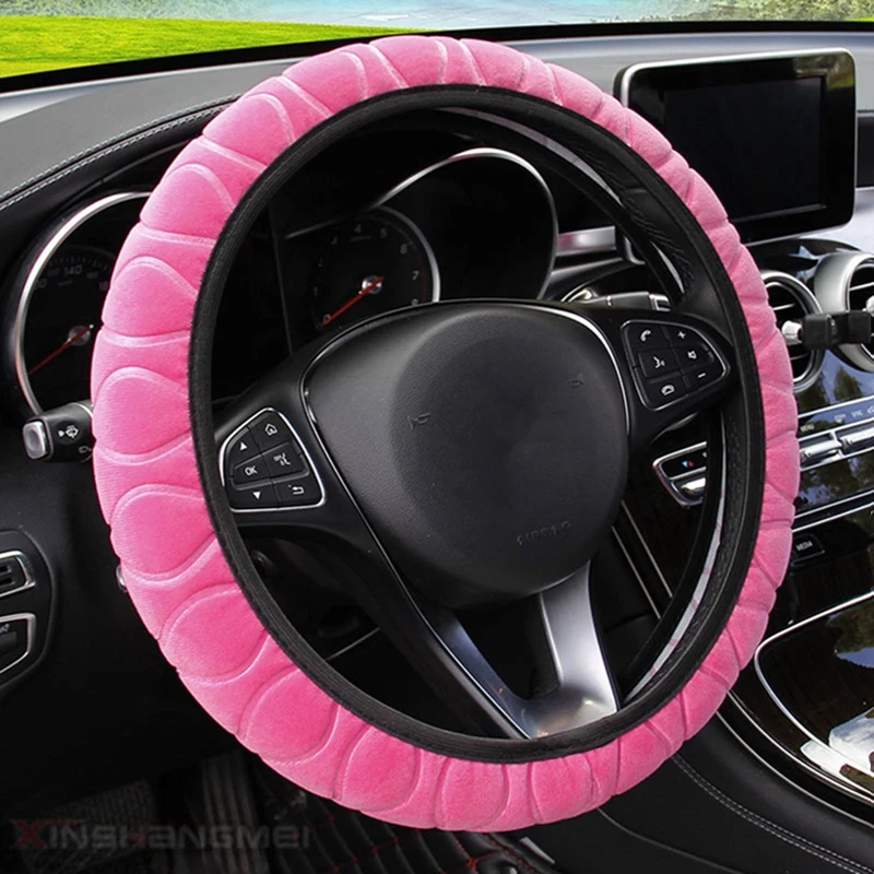 Universal 37-39Cm Steering Wheel Cover Soft Warm Plush Steering Wheel Cover For Winter Car Steering Wheel Interior Parts
Universal 37-39Cm Steering Wheel Cover Soft Warm Plush Steering Wheel Cover For Winter Car Steering Wheel Interior Parts