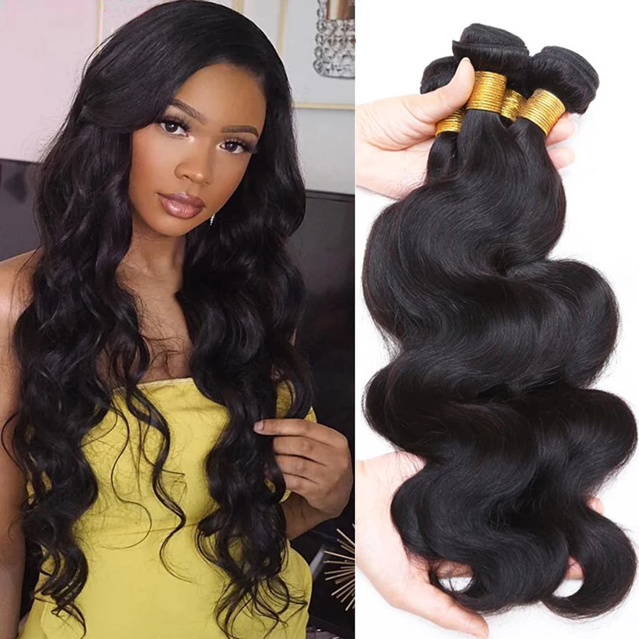 

12A Body Wave Bundles 100% Peruvian Bodywave Weave Human Hair Bundles Deal Cheap Loose Wave 1/3/4 PCS Raw Virgin Hair Extensions