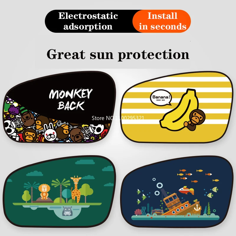 Creative Design Car Sun Shades Car Window Shades for Rear and Side Window Car Heat Shield Protect Baby Window Shade Wholesale
Creative Design Car Sun Shades Car Window Shades for Rear and Side Window Car Heat Shield Protect Baby Window Shade Wholesale