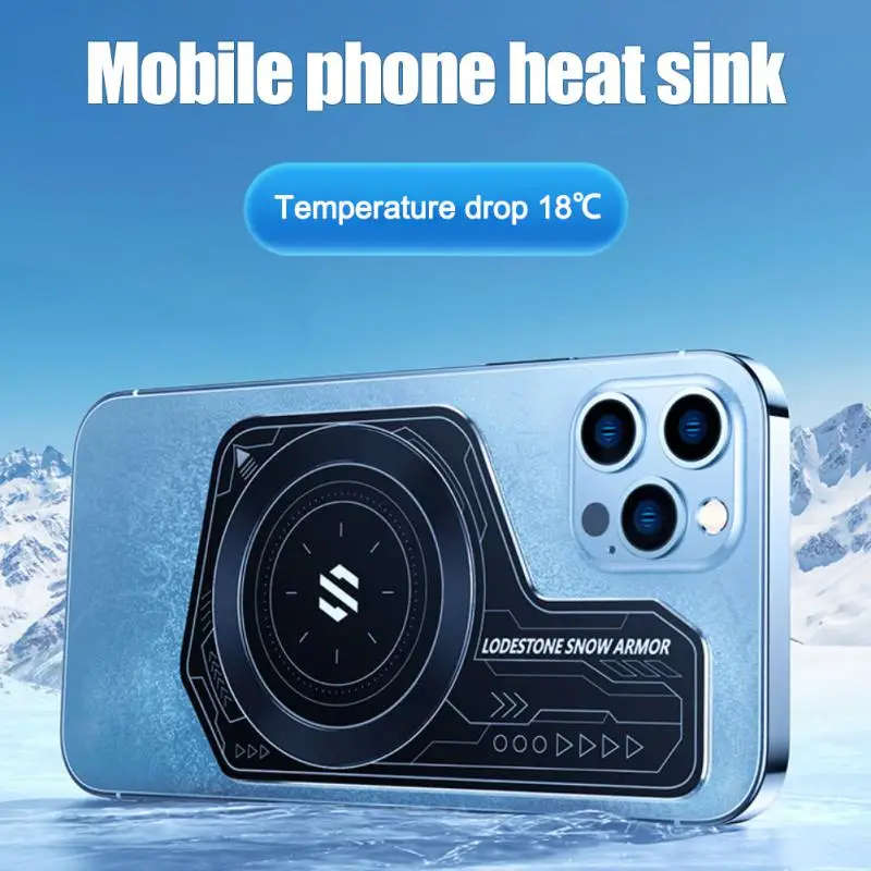Cooling Fans Heat Sink Mobile Phone Radiator Universal Mini For Mobile Phone Cooler Magnetic Stickers Expend Cooling Area
Cooling Fans Heat Sink Mobile Phone Radiator Universal Mini For Mobile Phone Cooler Magnetic Stickers Expend Cooling Area