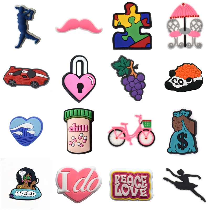 1Pcs PVC Shoes Charms Accessories for Croc Sandals Wristband Garden Clog Buckle Decorations Boys Girls Party Gifts
1Pcs PVC Shoes Charms Accessories for Croc Sandals Wristband Garden Clog Buckle Decorations Boys Girls Party Gifts