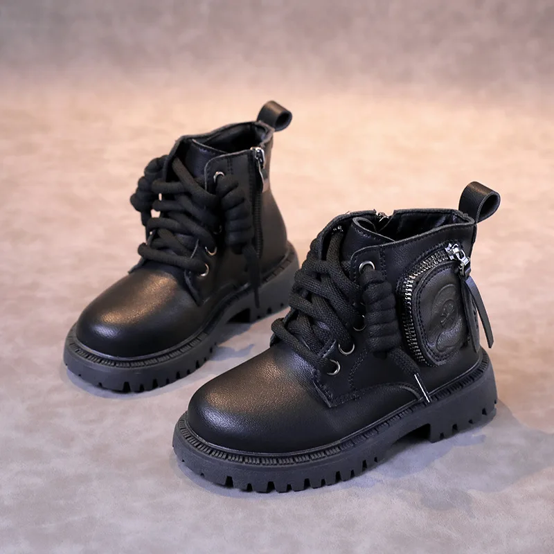 Kids Shoes for Girl Fashion Solid Color Round-toe Shoe Zipper Bag Ankle Boots Autumn Children Matte Leather Platform Short Boots
Kids Shoes for Girl Fashion Solid Color Round-toe Shoe Zipper Bag Ankle Boots Autumn Children Matte Leather Platform Short Boots