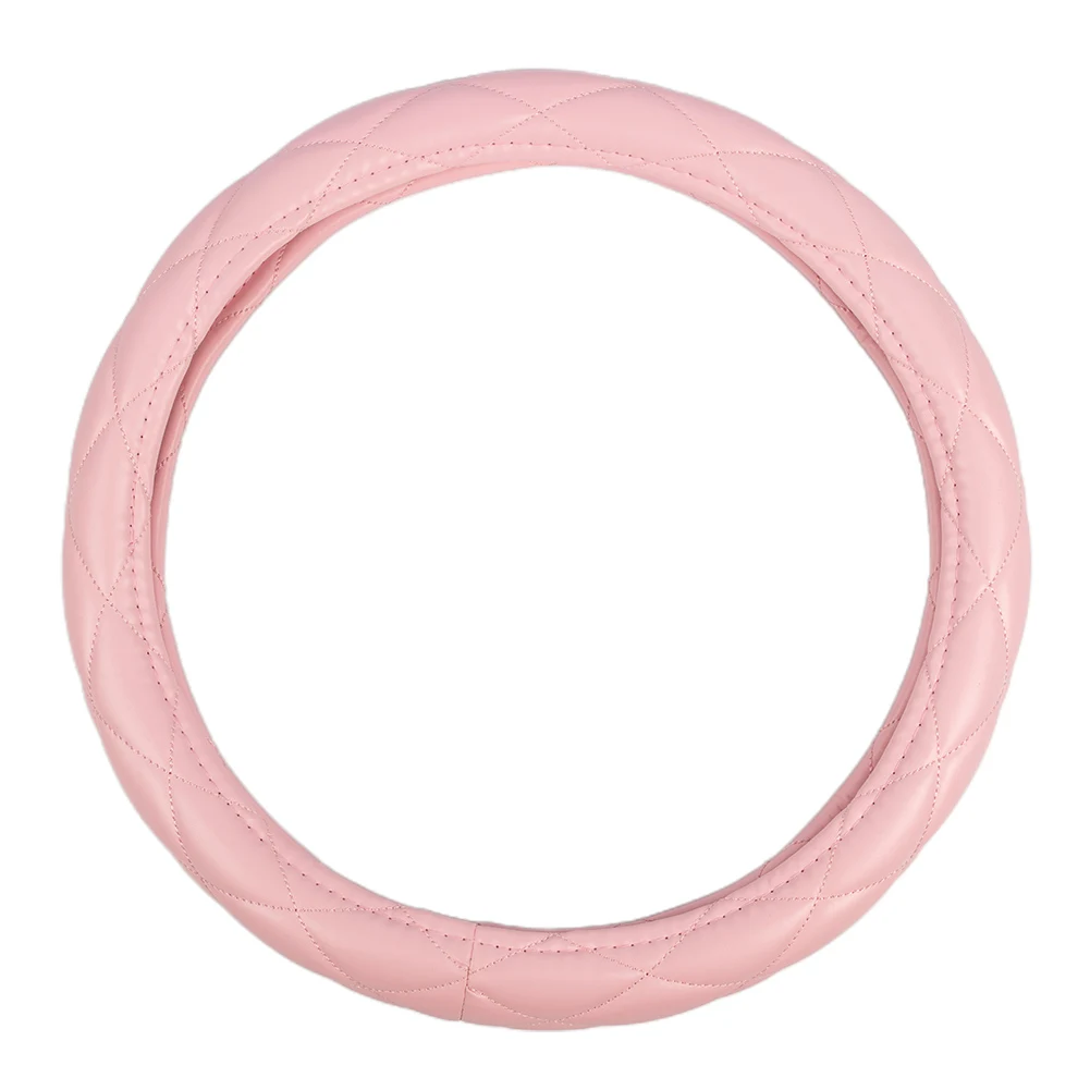 1pc Pink Car Steering Wheel Cover 38cm/15Inch PU Leather Bling W/ Rhinestone Decor For The Steer Wheel's Diameter Is 37-38CM/15"
1pc Pink Car Steering Wheel Cover 38cm/15Inch PU Leather Bling W/ Rhinestone Decor For The Steer Wheel's Diameter Is 37-38CM/15"