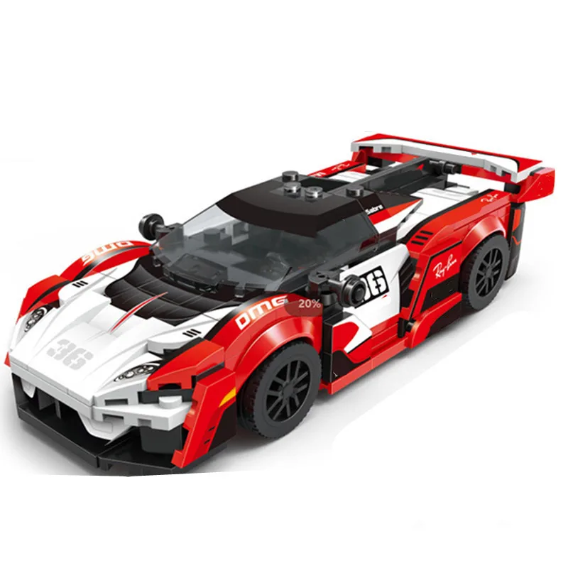 

2023 NEW MOC Speeds Champions Series M-c-L-a-r-e-n Famous Supercar Race Car Sports Building Blocks Bricks Kits Classic Model