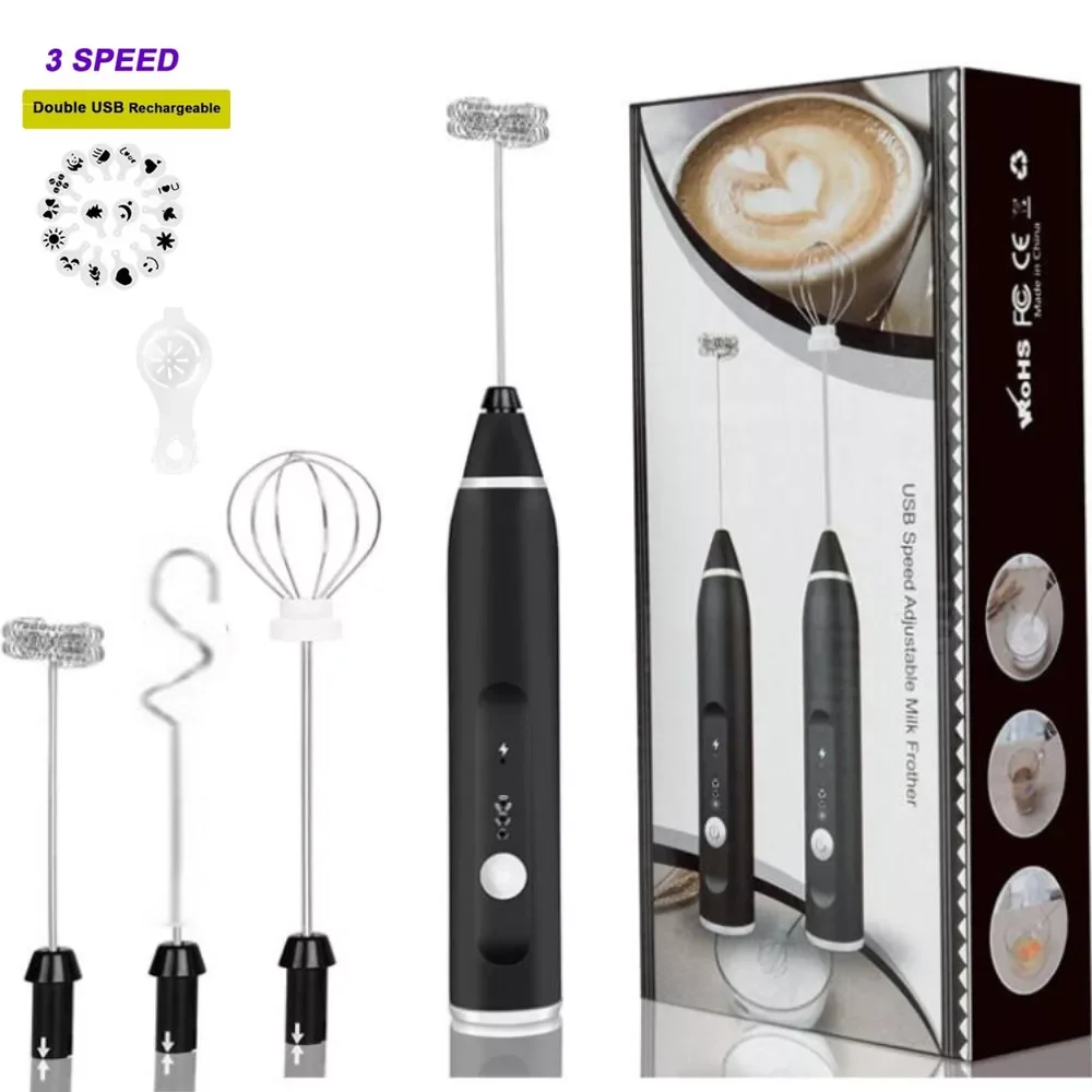 USB Rechargeable Blender Milk Frother 3 Speeds Electric Stainless Steel Handheld Mini Blender Drink Mixer for milk eggs
USB Rechargeable Blender Milk Frother 3 Speeds Electric Stainless Steel Handheld Mini Blender Drink Mixer for milk eggs
