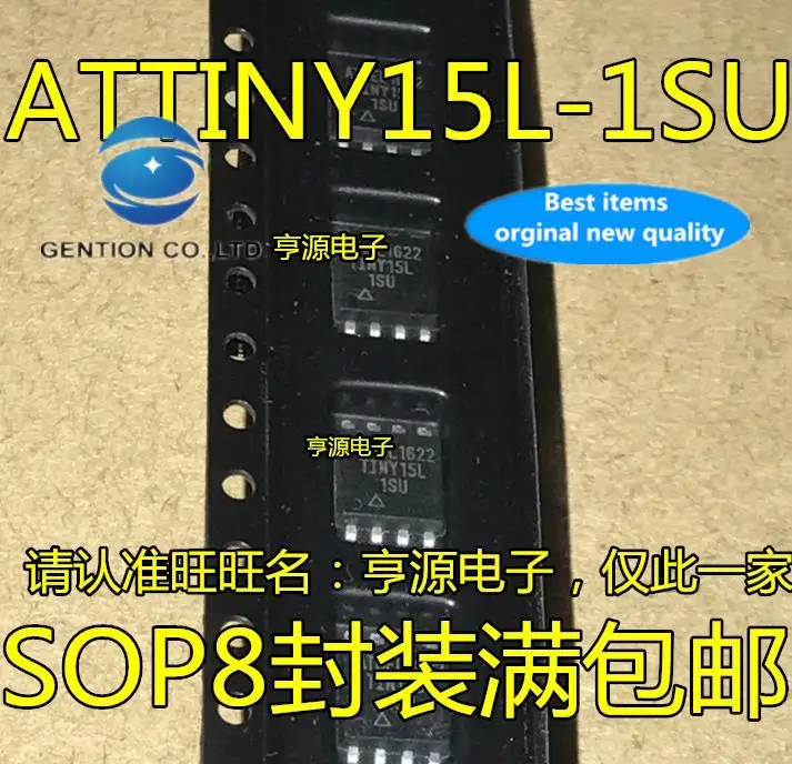 10pcs 100% orginal new in stock ATTINY15L-1SU TINY15L-1SU TINY15L SOP-8 8-bit AVR microcontroller
10pcs 100% orginal new in stock ATTINY15L-1SU TINY15L-1SU TINY15L SOP-8 8-bit AVR microcontroller