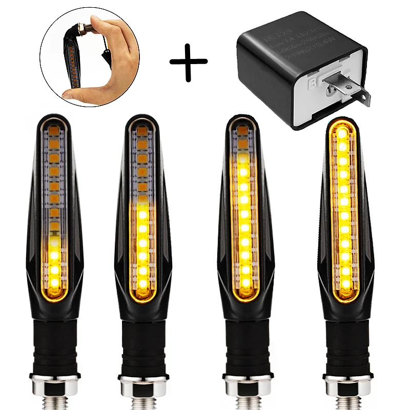 Motorcycle Turn Signals Lights Moto Indicator Turn Lamp Accessories 12V Flasher Motorcycle Led Flowing Water Blinker
Motorcycle Turn Signals Lights Moto Indicator Turn Lamp Accessories 12V Flasher Motorcycle Led Flowing Water Blinker