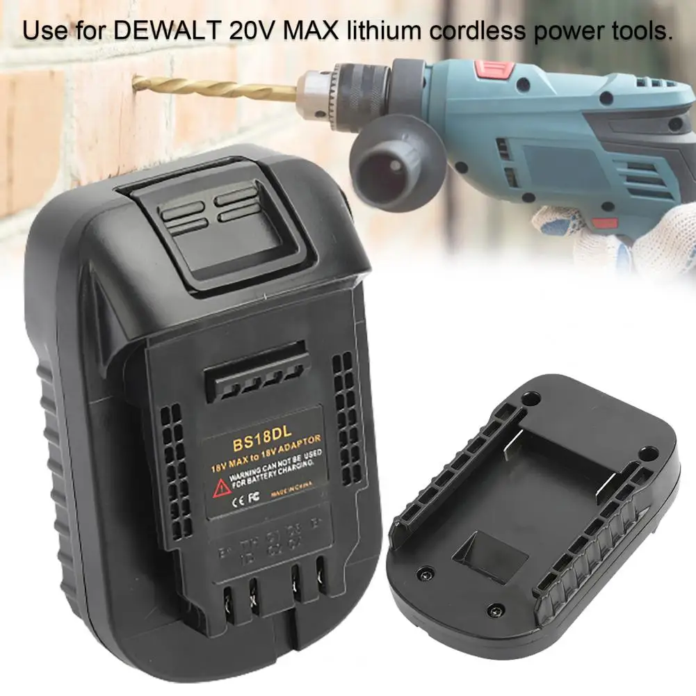 Battery Adapter BS18DL For Bosch 18V Battery Use For Dewalt 18V/20V Li-Ion Battery Power Tools 4-PIN Converter
Battery Adapter BS18DL For Bosch 18V Battery Use For Dewalt 18V/20V Li-Ion Battery Power Tools 4-PIN Converter