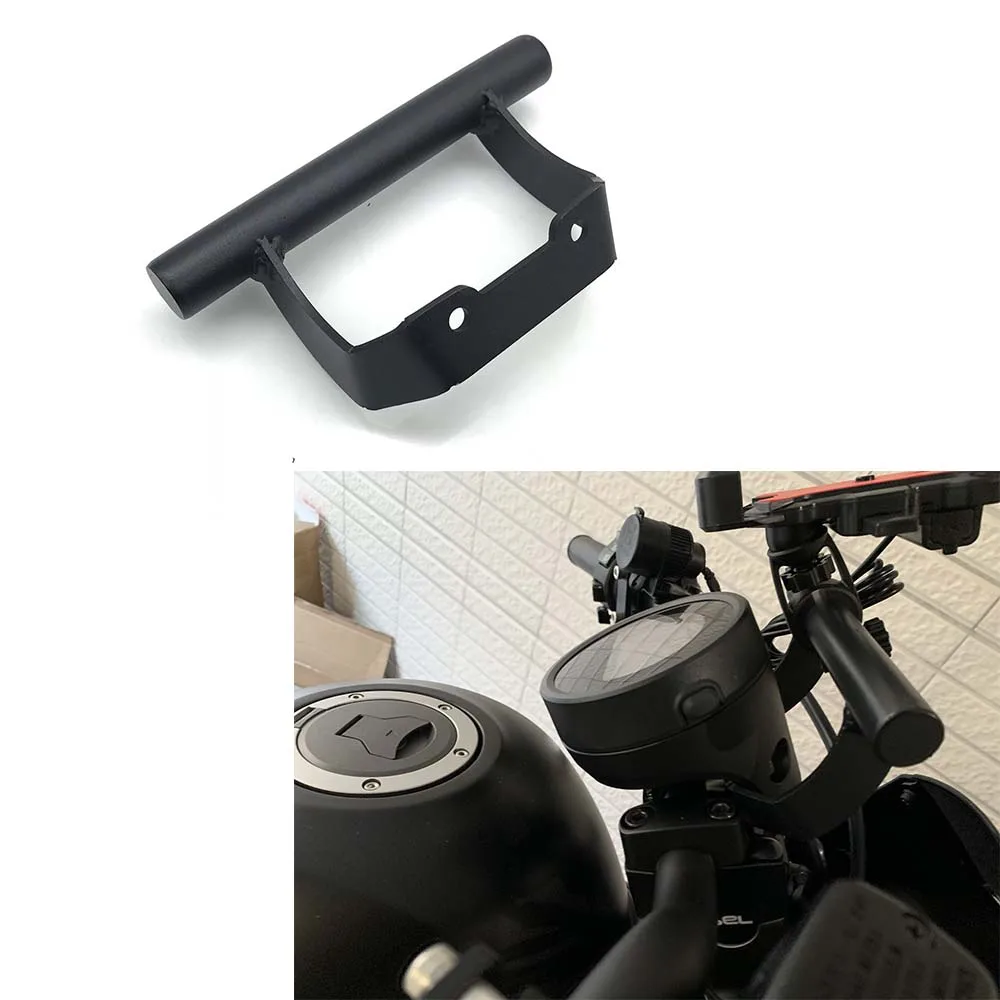 

22mm For HONDA REBEL CMX300 CMX500 CMX 300 500 2017-2021 Motorcycle Accessories GPS Navigation Bracket Mobile Phone Holder Stand