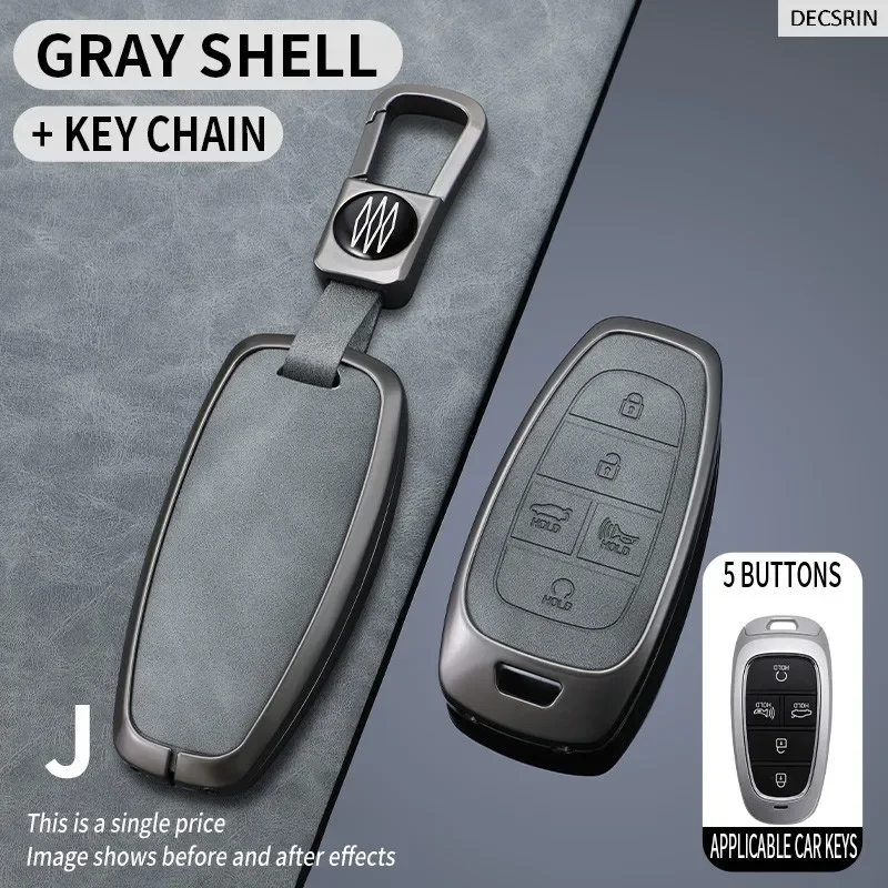 Чехол для автомобильного ключа из цинкового сплава + кожаный брелок для Hyundai Sonata Sel Ev 6 Ev 8 IONIQ 5 Nexo DN8 Fe Tucson Sonata Staria NX4 Ioniq
Чехол для автомобильного ключа из цинкового сплава + кожаный брелок для Hyundai Sonata Sel Ev 6 Ev 8 IONIQ 5 Nexo DN8 Fe Tucson Sonata Staria NX4 Ioniq