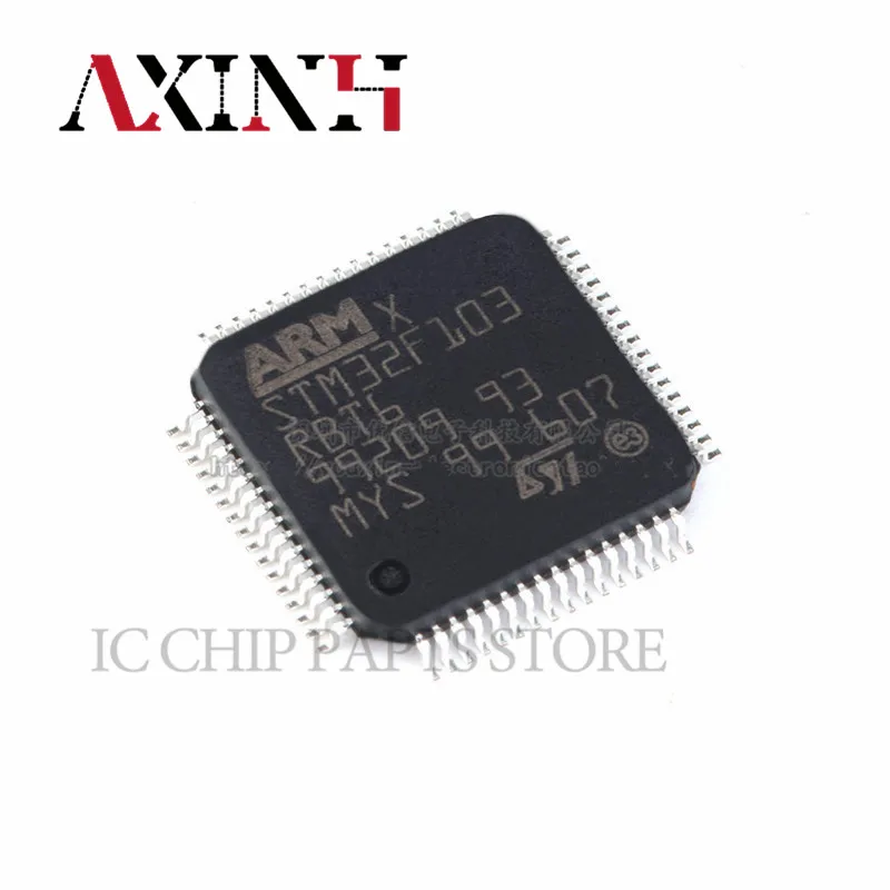STM32F103RBT6 10 шт./лот, флэш-память 32 бит ARM Cortex M3 RISC 2,5 КБ 3,3 в/в 64PIN LQFP лоток, стандартная, стандартная
STM32F103RBT6 10 шт./лот, флэш-память 32 бит ARM Cortex M3 RISC 2,5 КБ 3,3 в/в 64PIN LQFP лоток, стандартная, стандартная
