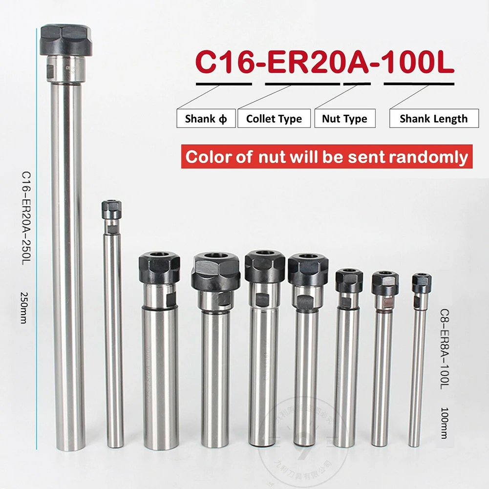 Straight Shank Extension Rod Collet Chuck C8-ER8A C10-ER8A C12-ER8A C16-ER11A C20-ER11A C20-ER16A C20- ER20A C25-ER16A C25-ER20
Straight Shank Extension Rod Collet Chuck C8-ER8A C10-ER8A C12-ER8A C16-ER11A C20-ER11A C20-ER16A C20- ER20A C25-ER16A C25-ER20