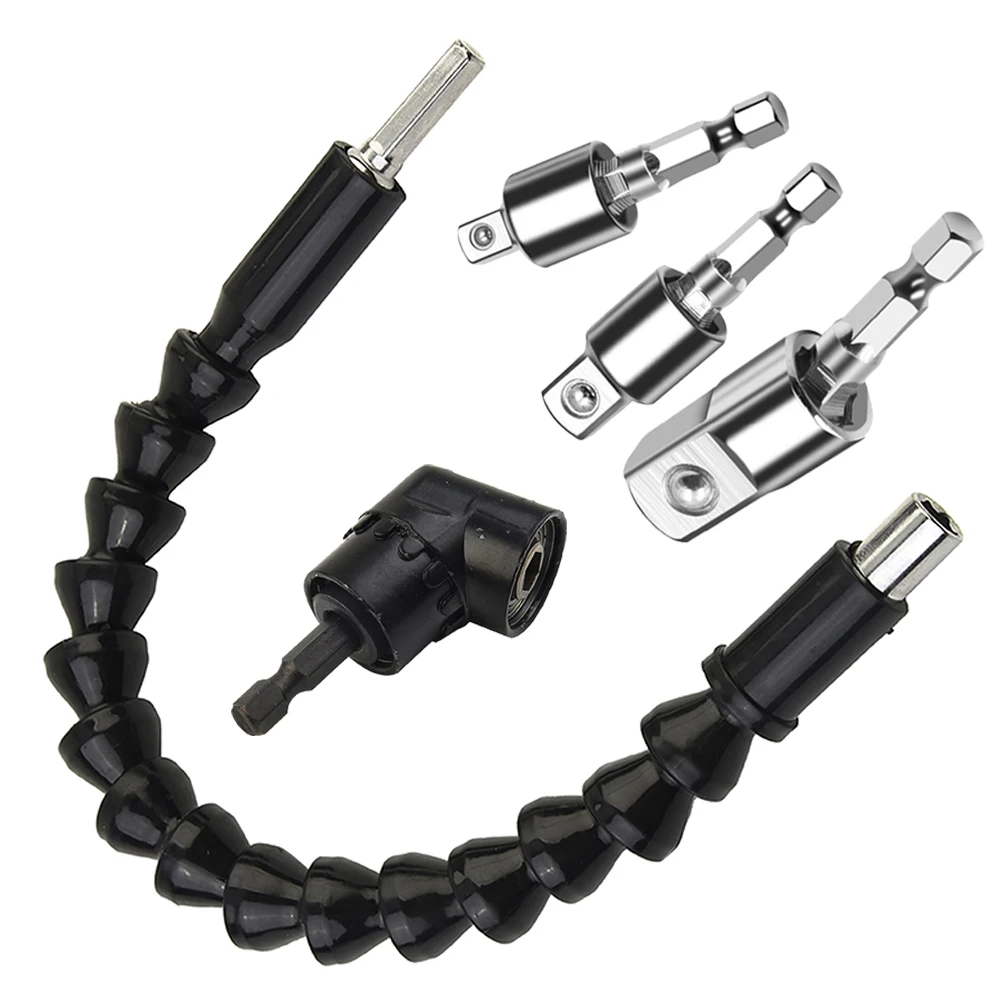 Right Angle Drill Flexible Shaft Bit Extension Screwdriver Holder Socket Adapter For Light Drilling Slow Speed/screw Driving
Right Angle Drill Flexible Shaft Bit Extension Screwdriver Holder Socket Adapter For Light Drilling Slow Speed/screw Driving