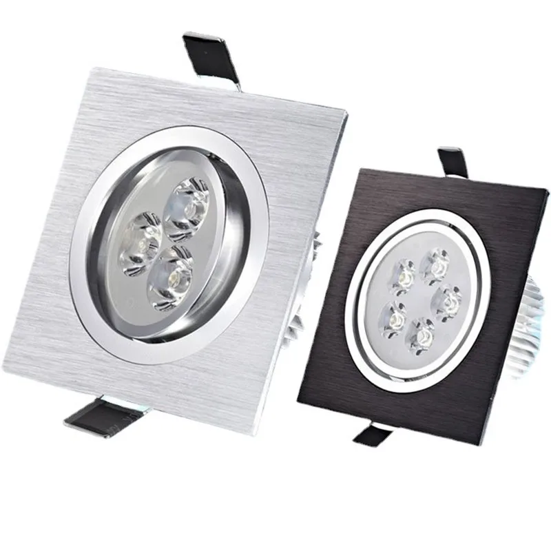 

1pcs LED DownLight Square 6W 10W 14W Led Dimmable Downlight Recessed Led Ceiling Down Light Lamp Indoor AC85-265V