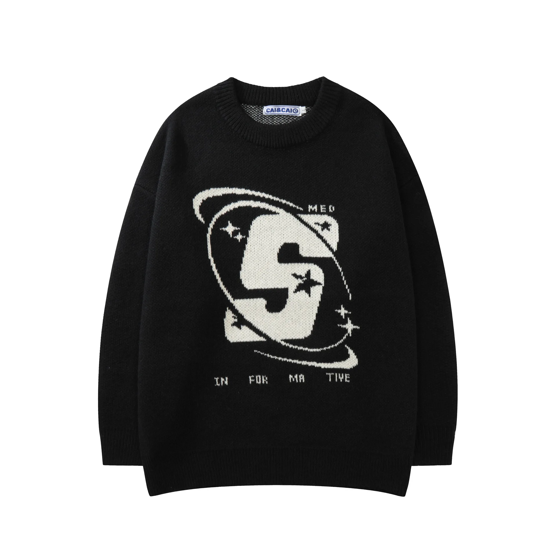 2022 Spring and Autumn Beautiful Slouchy Letter Round Neck Pullover Sweater Long Sleeve Loose Sweater for Couples
2022 Spring and Autumn Beautiful Slouchy Letter Round Neck Pullover Sweater Long Sleeve Loose Sweater for Couples