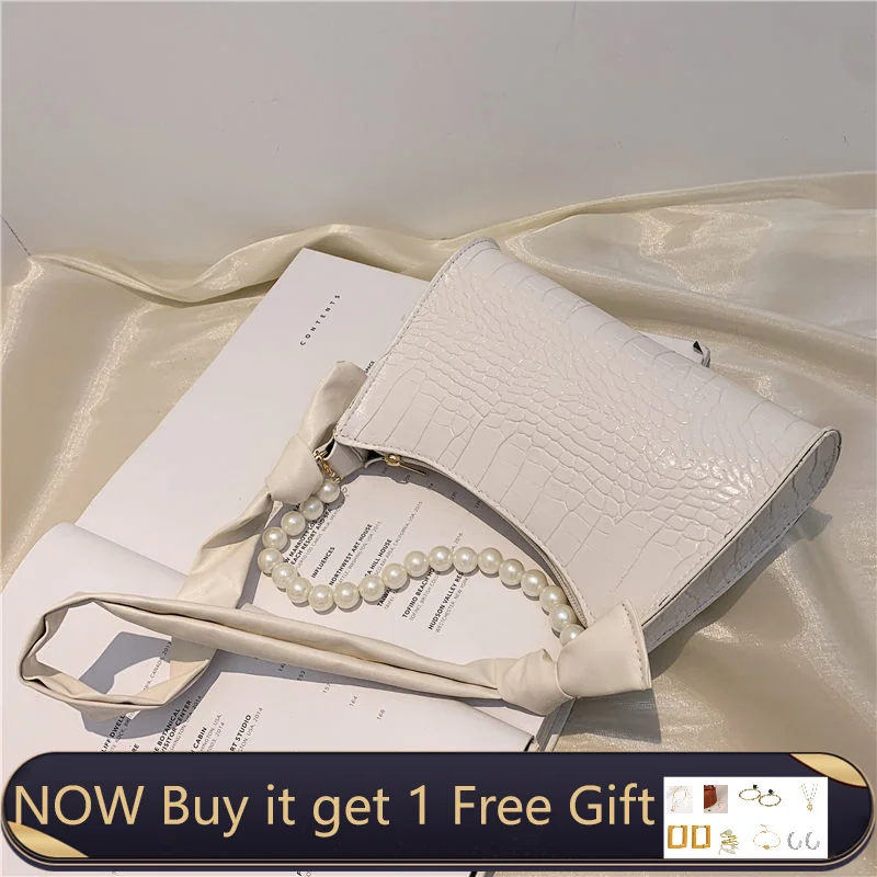 Women Top-handle Bags Popular Bag 2021 New Fashion Pearl Bag Shoulder Bag Bolso Mujer Handbags
Women Top-handle Bags Popular Bag 2021 New Fashion Pearl Bag Shoulder Bag Bolso Mujer Handbags