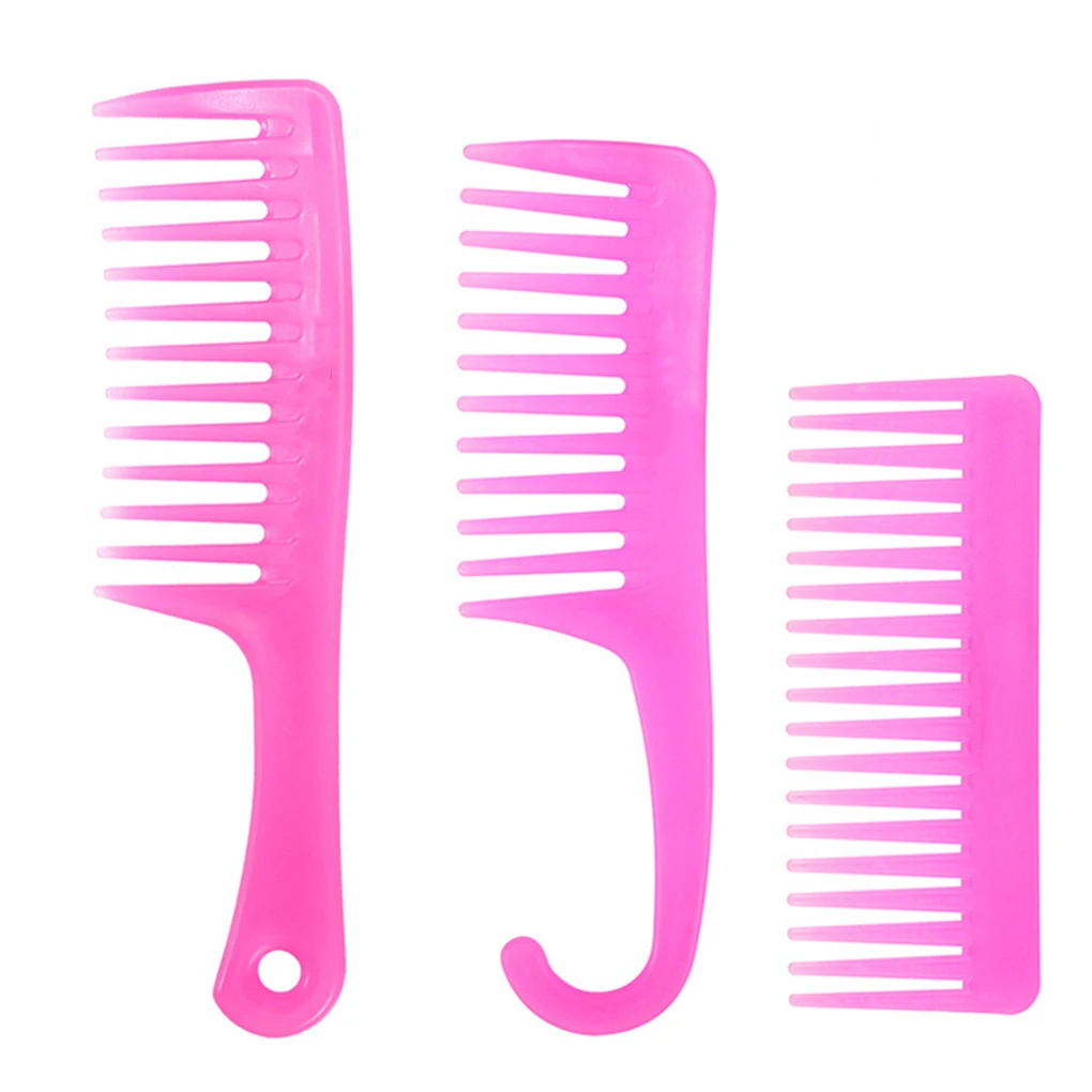 3Pcs/Set Big Tooth Combs Plastic Styling Hair Brush Useful Barbershop Tools Durable Practical Modelling Supplies for Home Salons
3Pcs/Set Big Tooth Combs Plastic Styling Hair Brush Useful Barbershop Tools Durable Practical Modelling Supplies for Home Salons