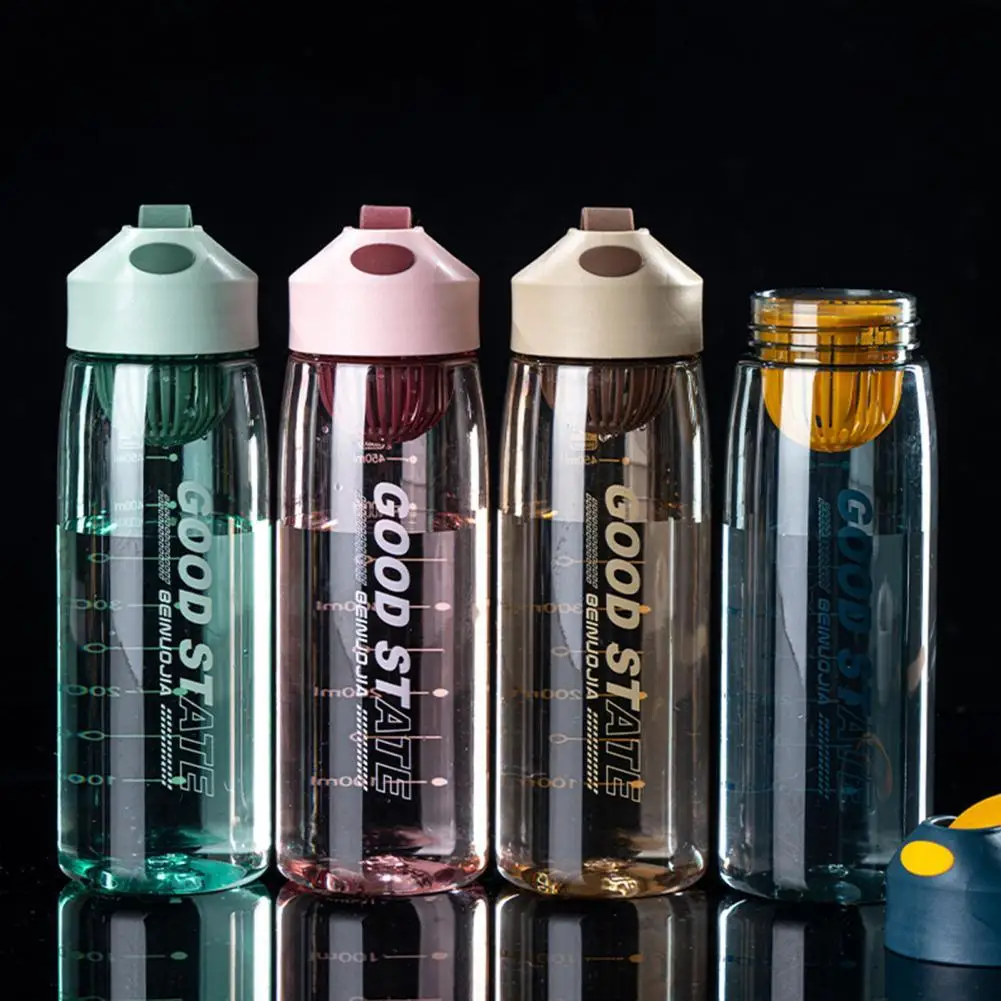 480ml/550ml Water Bottle Screw Cover Large Capacity Plastic Sturdy Reminder Drink Flask for Home
480ml/550ml Water Bottle Screw Cover Large Capacity Plastic Sturdy Reminder Drink Flask for Home
