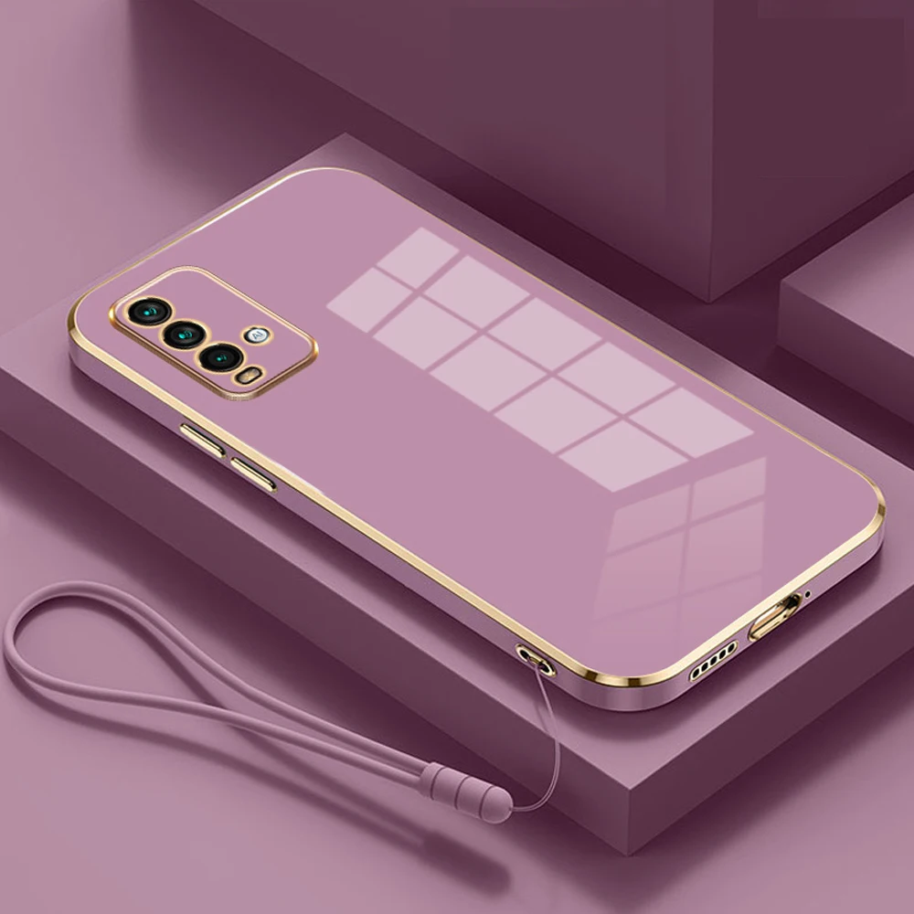 Роскошный чехол для Redmi 9T с квадратным покрытием, чехол для телефона Redmi 9T M2010J19SG M2010J19S, противоударный мягкий силиконовый чехол из ТПУ
Роскошный чехол для Redmi 9T с квадратным покрытием, чехол для телефона Redmi 9T M2010J19SG M2010J19S, противоударный мягкий силиконовый чехол из ТПУ