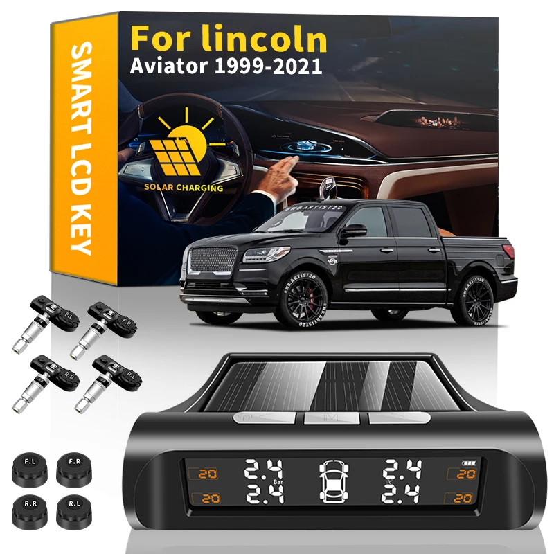 TPMS Car Tire Pressure Monitor System wireless Solar Power LCD Display Auto Tire Pressure Sensors For Lincoln Aviator 1999-2021
TPMS Car Tire Pressure Monitor System wireless Solar Power LCD Display Auto Tire Pressure Sensors For Lincoln Aviator 1999-2021