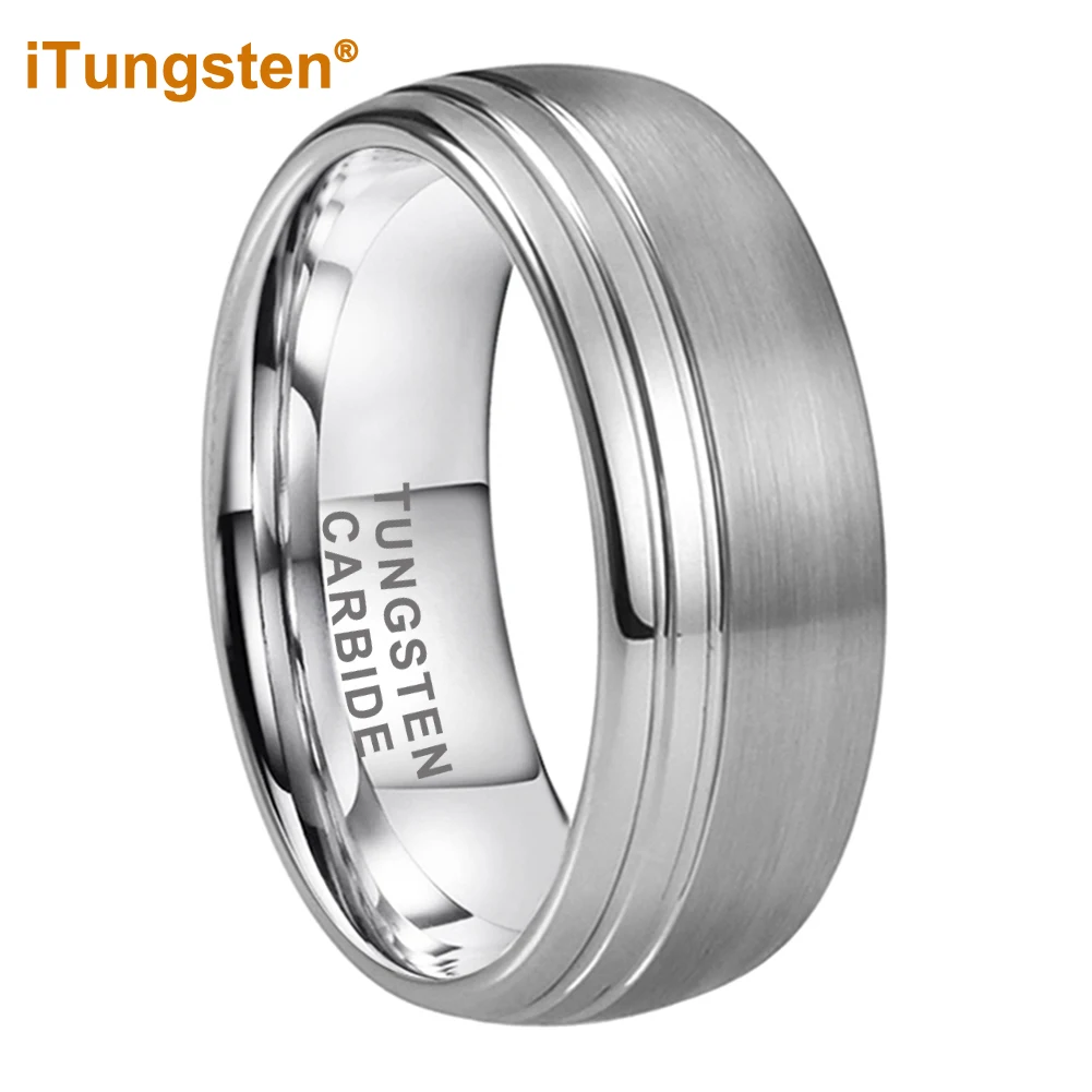 iTungsten 8mm Dropshipping Tungsten Ring for Men Women Fashion Engagement Wedding Band Domed Brushed Polished Shiny Comfort Fit
iTungsten 8mm Dropshipping Tungsten Ring for Men Women Fashion Engagement Wedding Band Domed Brushed Polished Shiny Comfort Fit