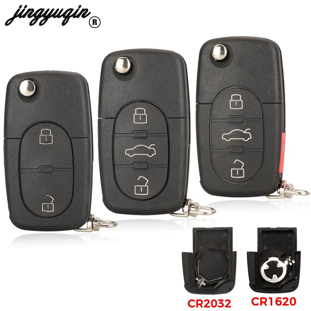 jingyuqin 2/3/4 Buttons For Audi A2 A3 A4 A6 A8 TT RS4 Switchblader Flip Remote Key Case Shell CR1620 /CR2032 Fob Replacement
jingyuqin 2/3/4 Buttons For Audi A2 A3 A4 A6 A8 TT RS4 Switchblader Flip Remote Key Case Shell CR1620 /CR2032 Fob Replacement