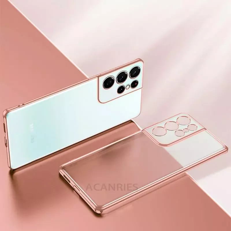 Hot Sales For Samsung Galaxy S21 Ultra S20 Plus S22 S 21 20 5g Camera Protect Transparent Silicone Cover Gold Plating Phone Case
Hot Sales For Samsung Galaxy S21 Ultra S20 Plus S22 S 21 20 5g Camera Protect Transparent Silicone Cover Gold Plating Phone Case