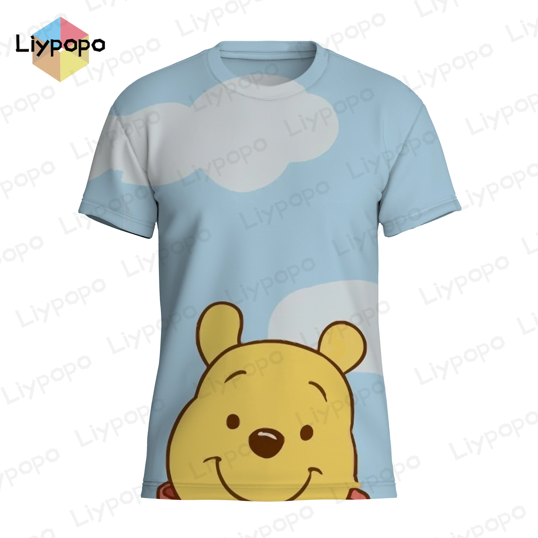 New Disney Men's Winnie the Pooh Character Women's T-Shirt Crew Neck Top Cute Bear Children's Summer Top
New Disney Men's Winnie the Pooh Character Women's T-Shirt Crew Neck Top Cute Bear Children's Summer Top